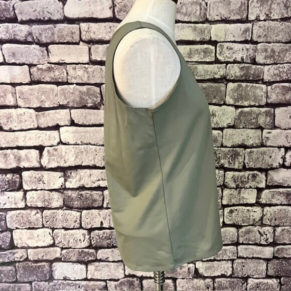 Chico's NWT Olive Green Sleeveless Tanks Size L - Picture 7 of 8